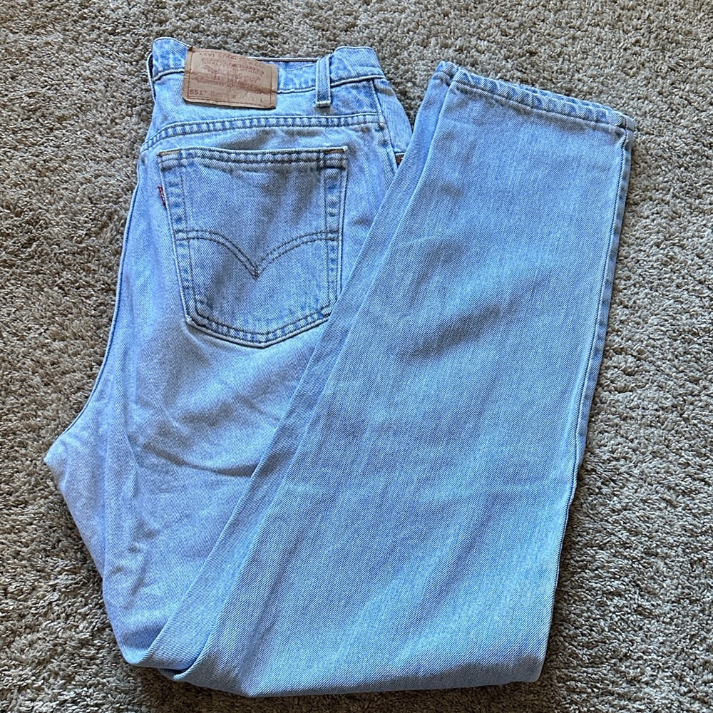 Levi's Classic Light Blue Straight Jeans Vintage Women’s Tall